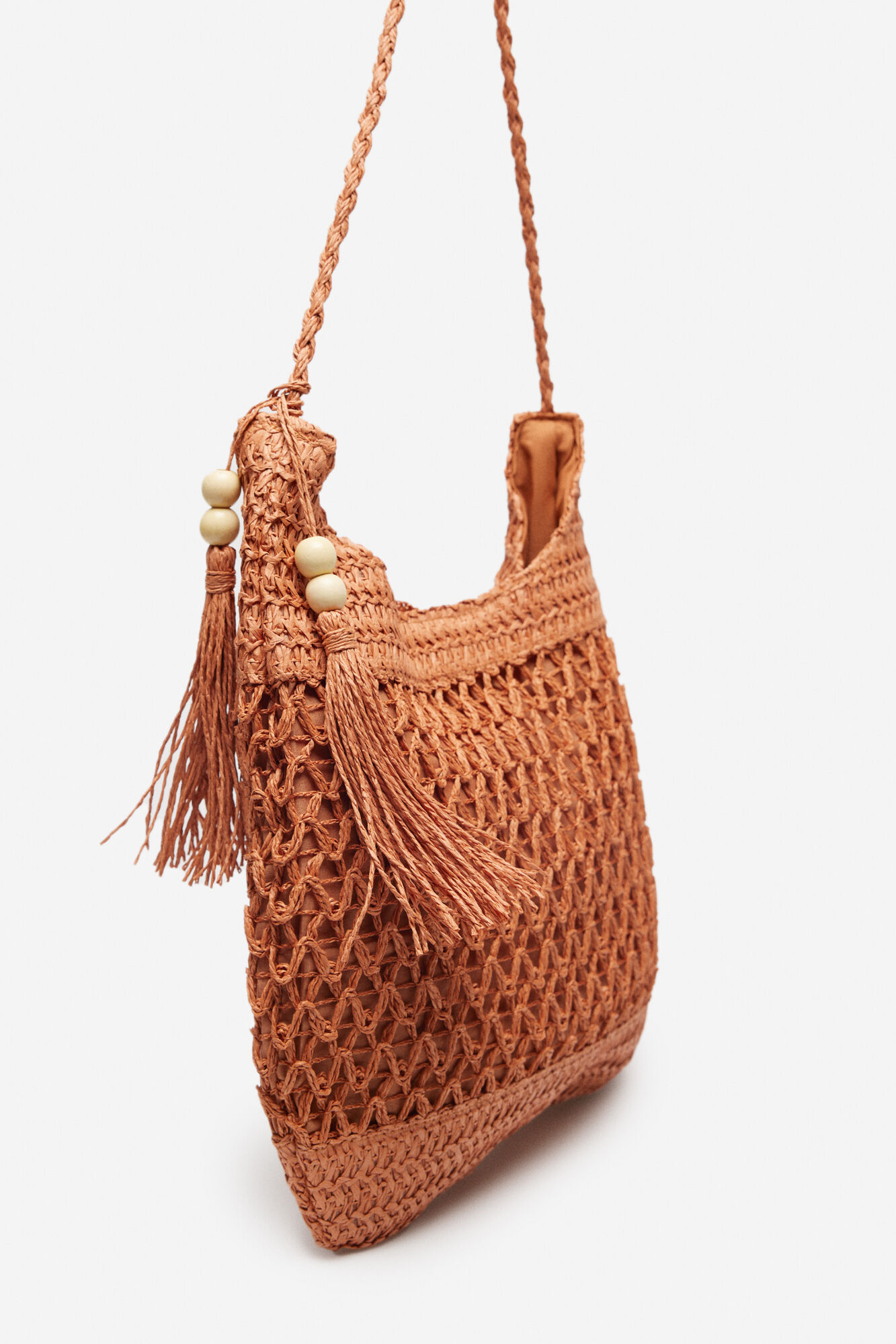 Bolso rafia cortefiel cheap