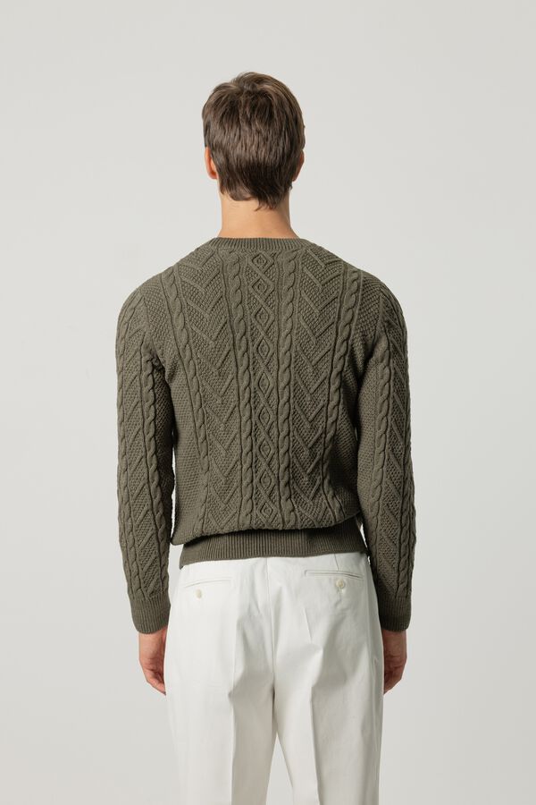 PuroEGO Camisola entran&ccedil;ada Verde