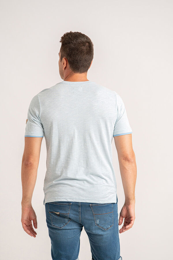 Privata T-shirt básica manga curta Azul
