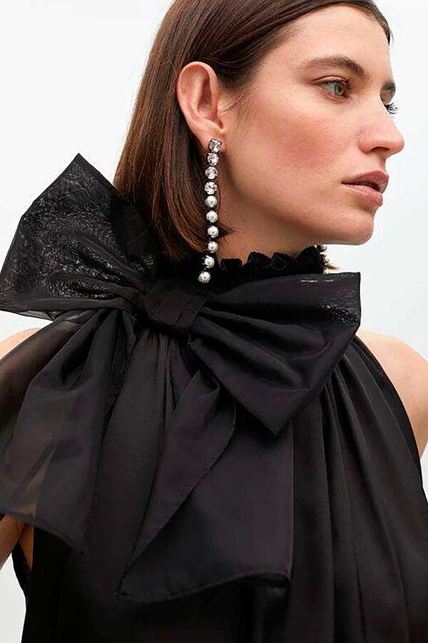 Lola Casademunt Pendientes joya Gris oscuro
