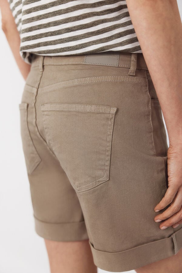 Cortefiel Jeans shorts Kaki