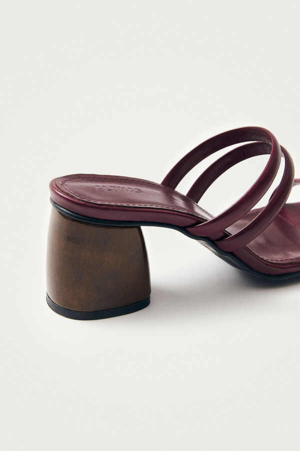 Alohas Indiana leather sandals Maroon