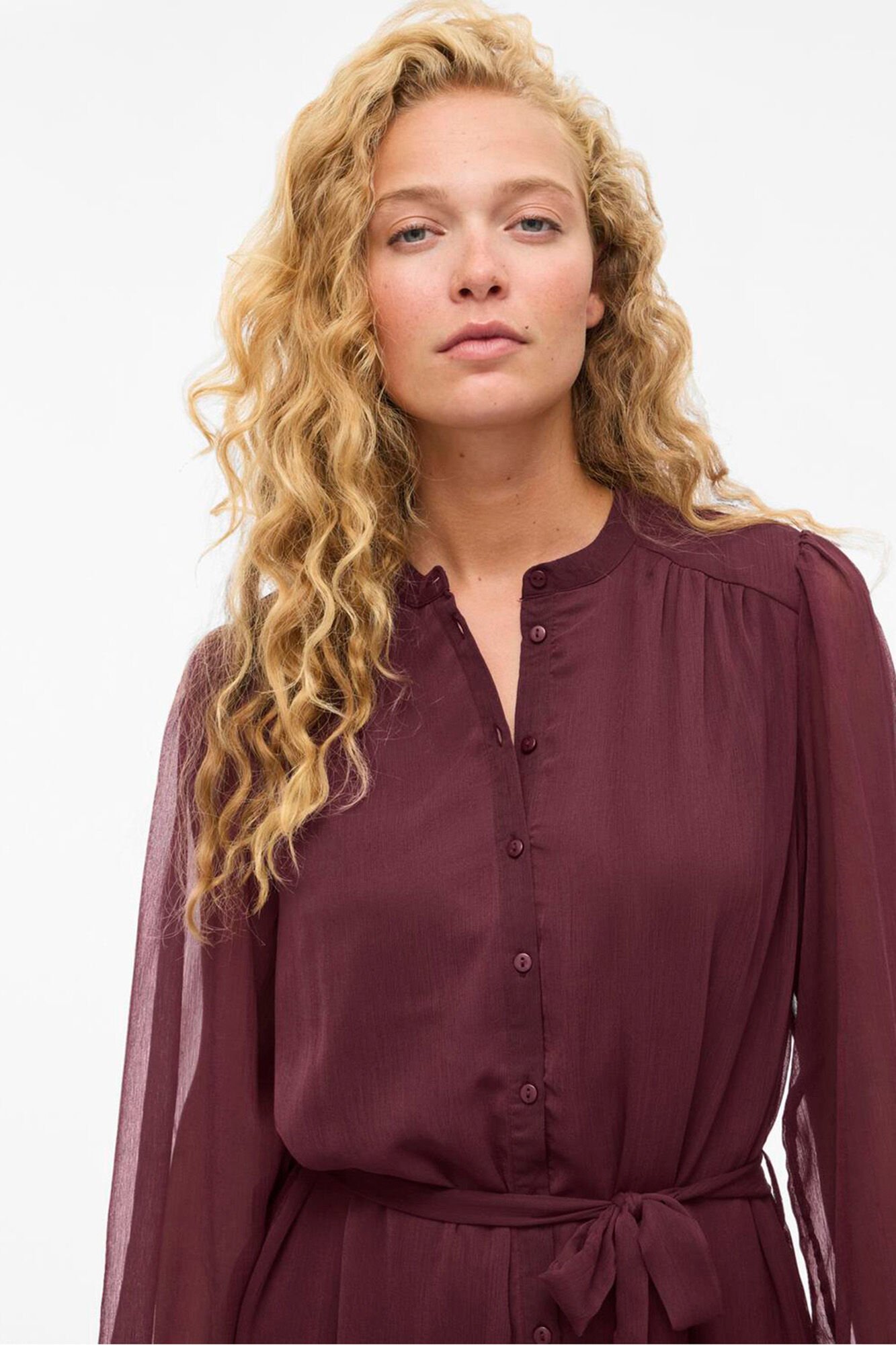 Vila Vestido curto de gaze