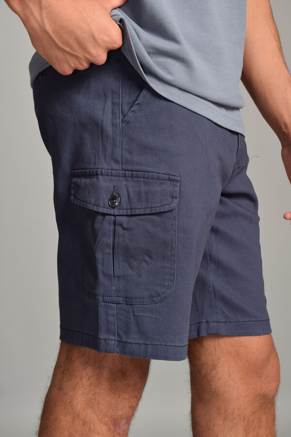 Cortefiel Cargo Bermuda shorts Blue