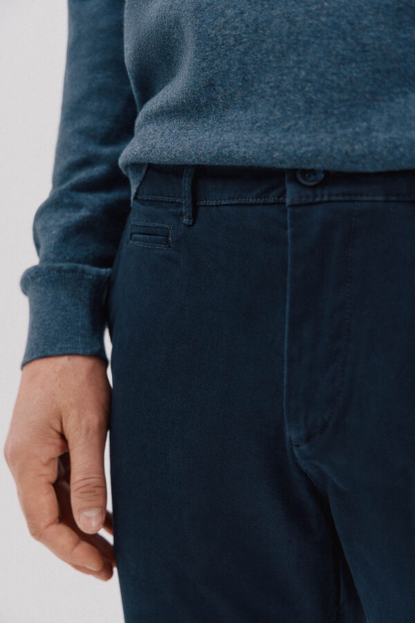 Cortefiel Slim fit chinos Navy