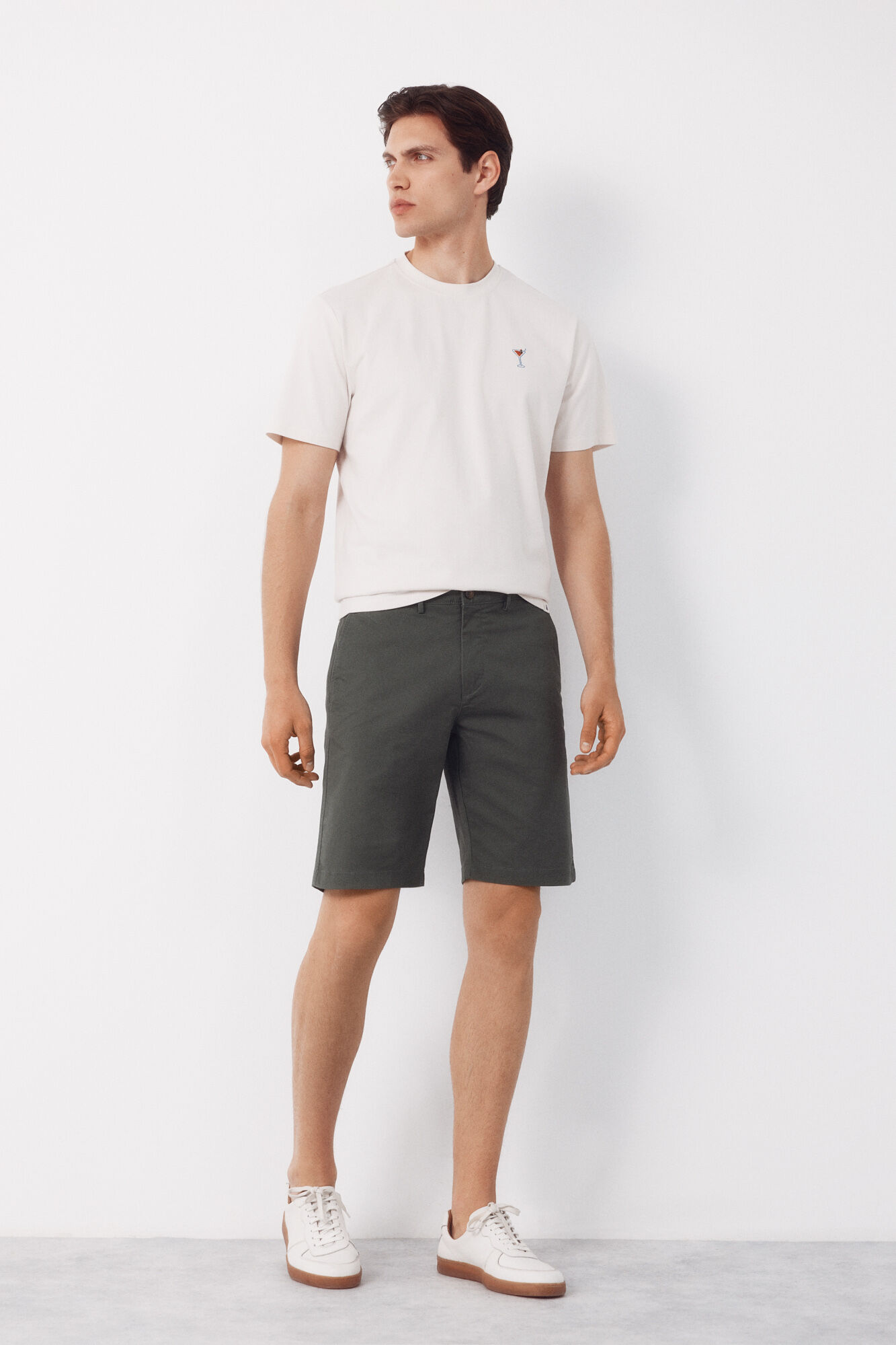 Cortefiel Embroidered T-shirt
