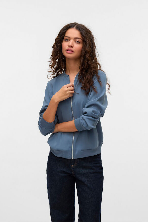 Vero Moda Blus&atilde;o bomber Azul