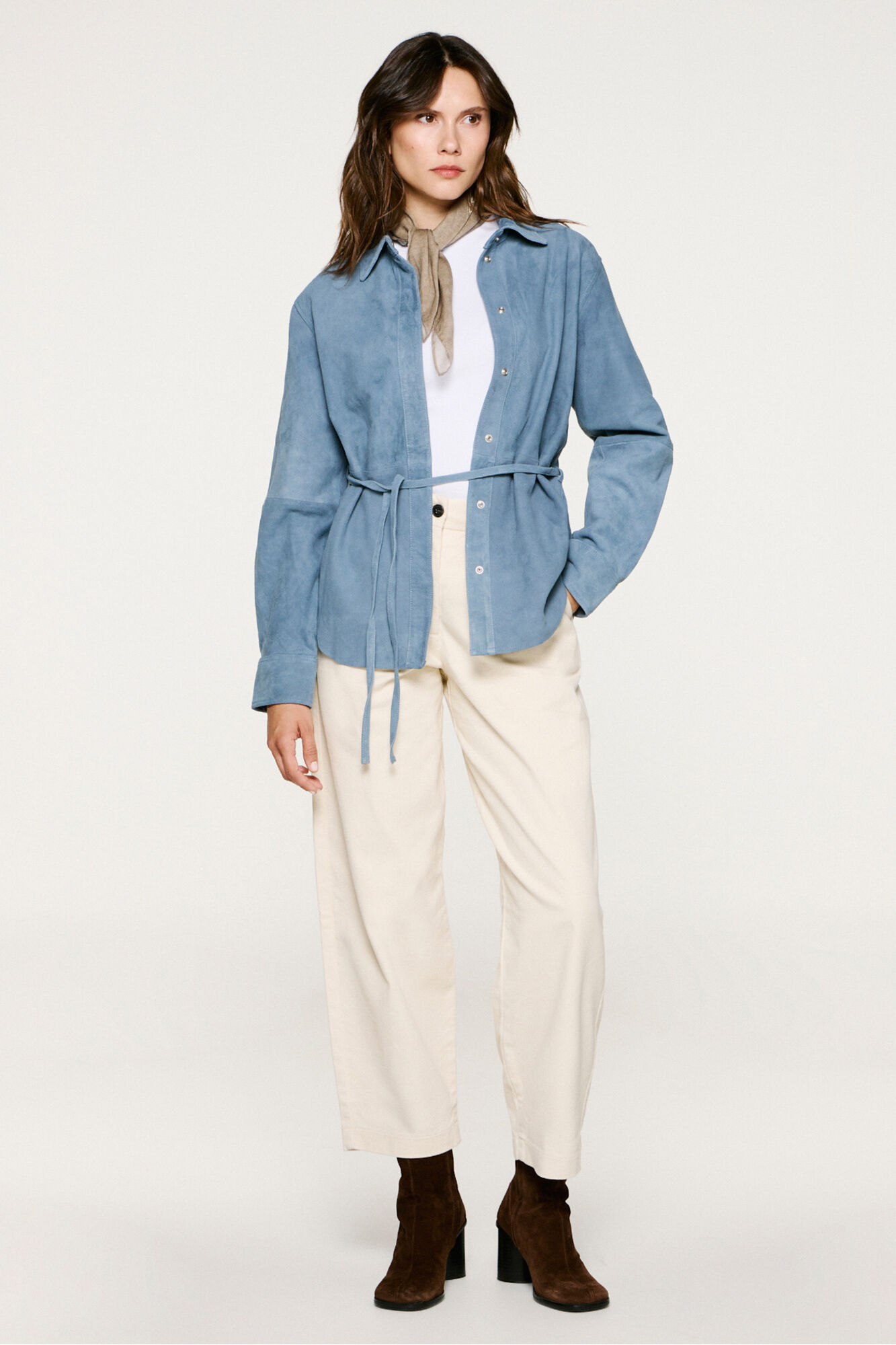 Selected Casaco 100% em pele de cabra