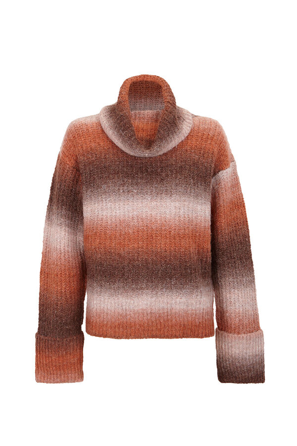 Slowlove Camisola gola alta Tostado