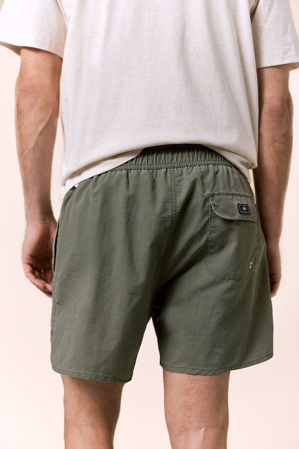 OOTO Fato de banho estampado liso OOTO Verde