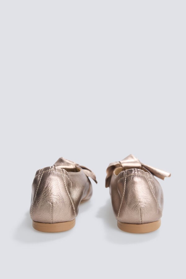 Bryan Stepwise Mika leather ballet flats Brown