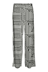 Vero Moda Calças compridas fluidas Impressão