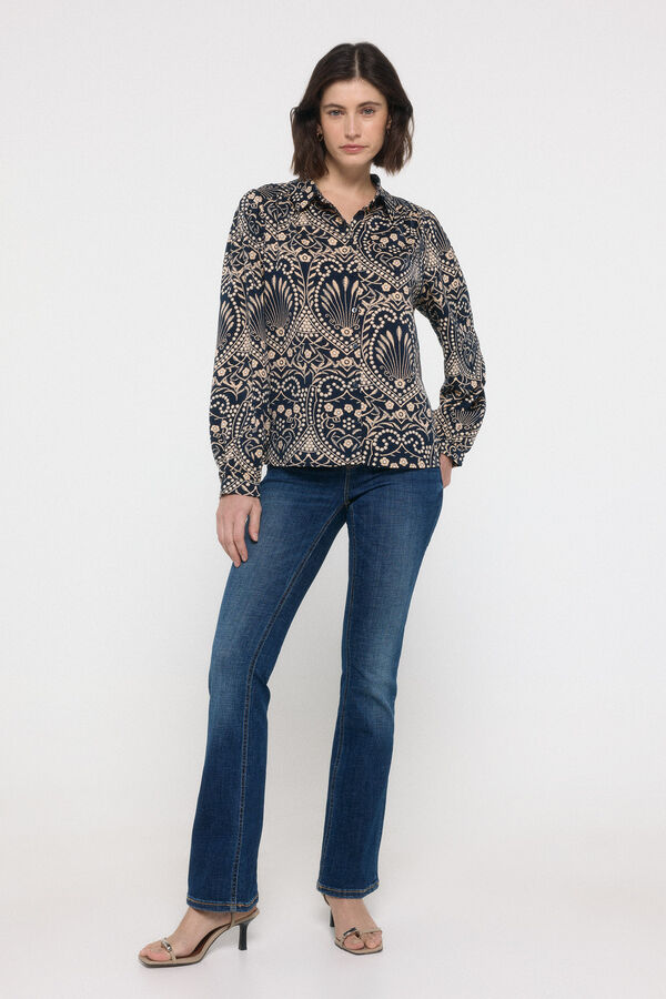 Vero Moda Camisa estampada Azul