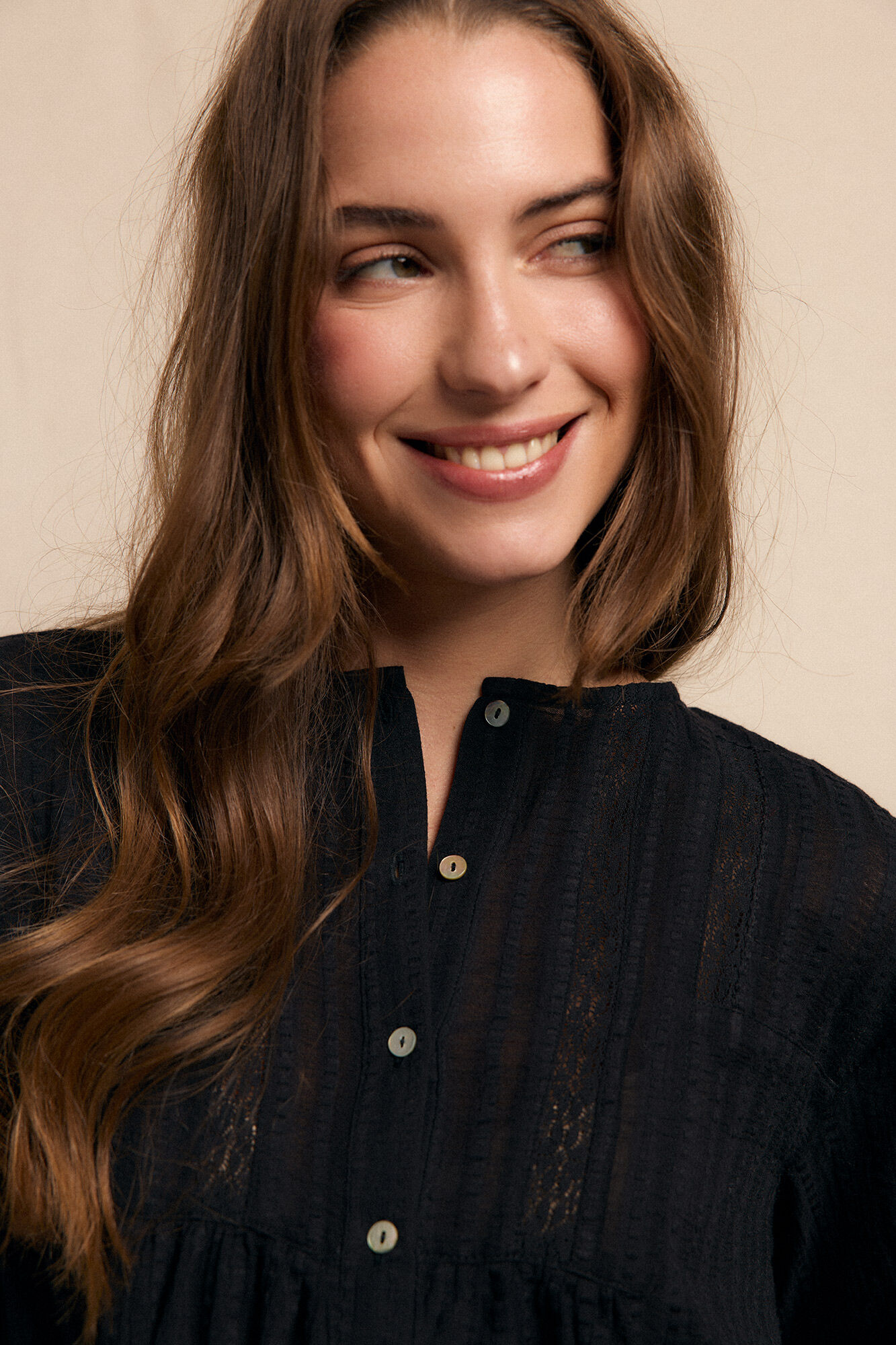 Slowlove Blusa encajes