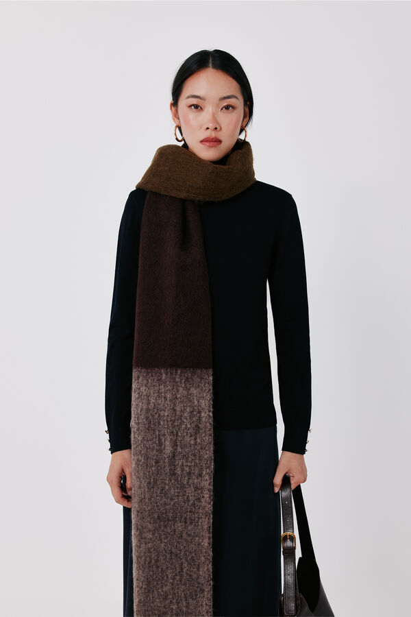 Cortefiel Roll neck jumper Black