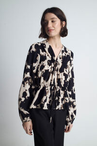 Object Top com estampado de laço