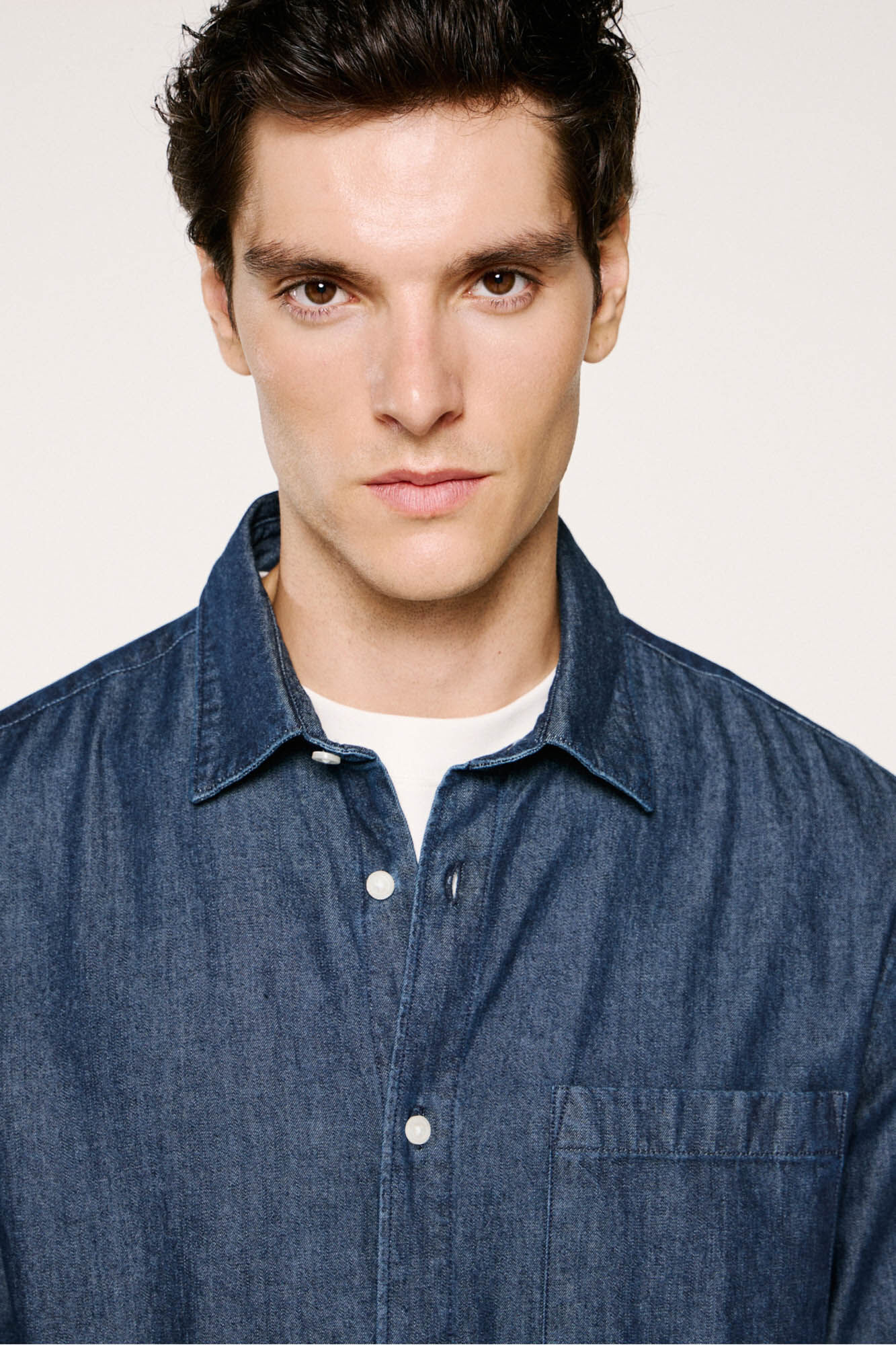 Selected Camisa algod&atilde;o org&acirc;nico