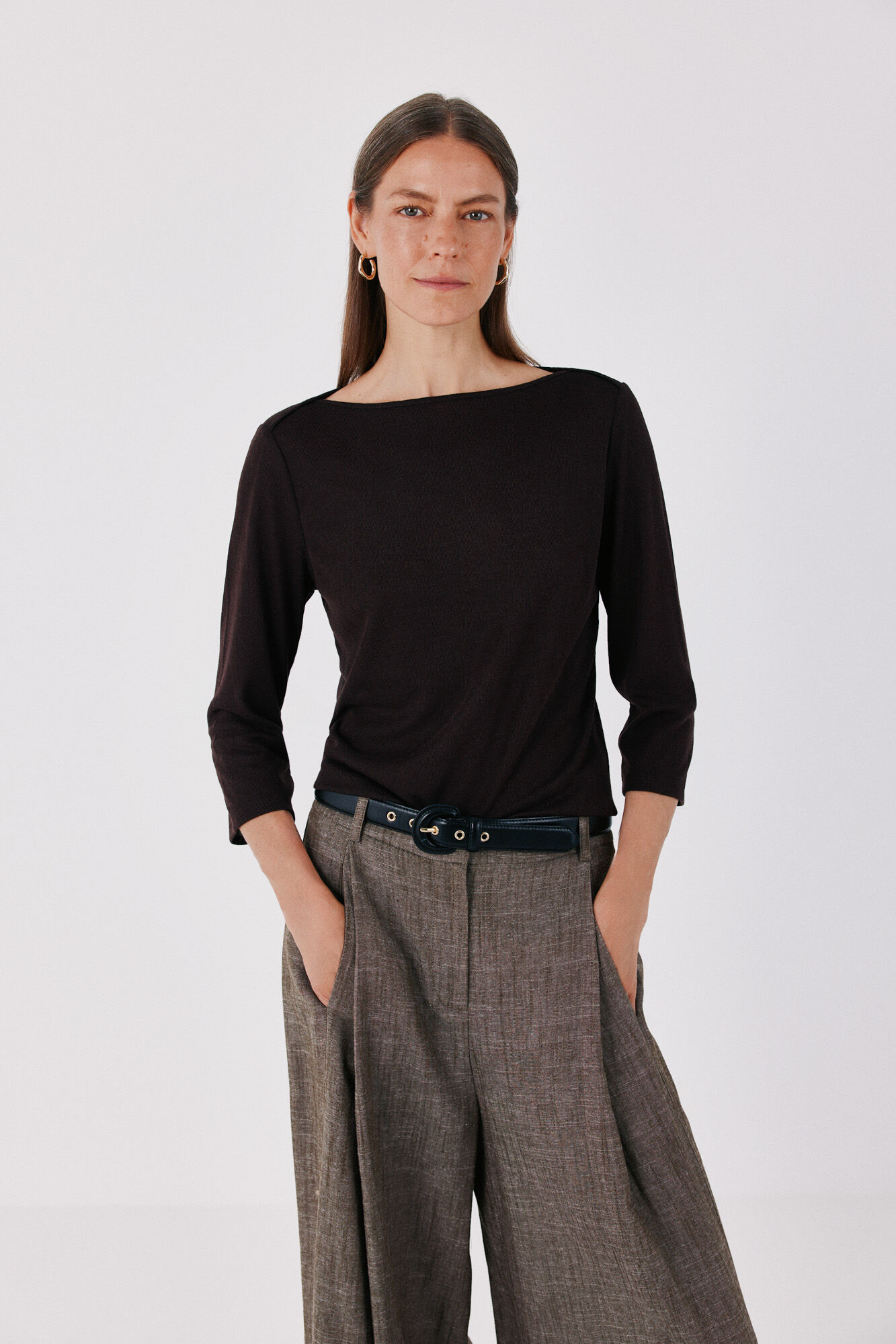 Cortefiel Boat neck T-shirt