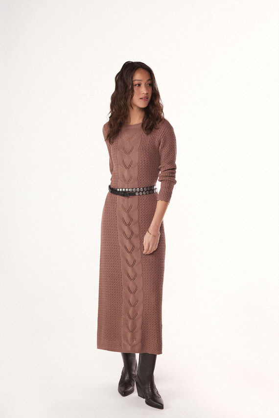 Vestido punto largo