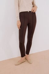 Cortefiel Leggings de malha femininas Preto