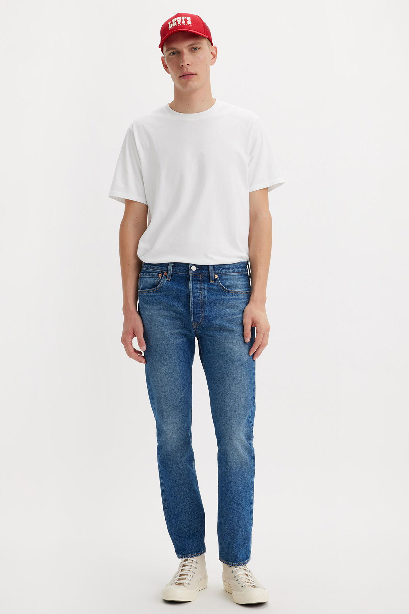 Vaquero 501 Slim Taper Pantalons en jean pour homme Cortefiel