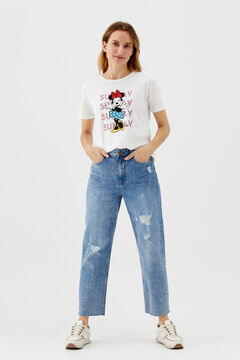 Cortefiel Camiseta Disney Marrón