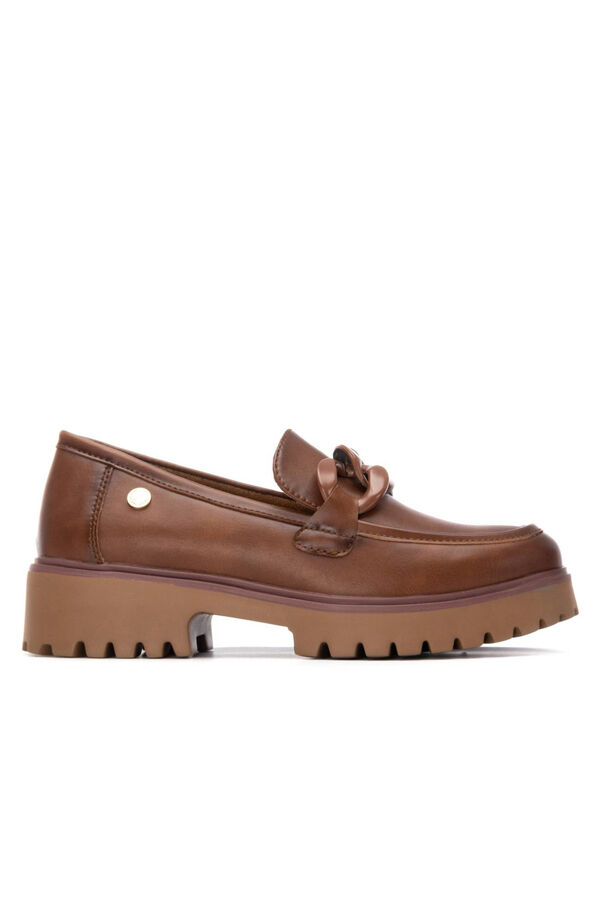 XTI Mocasín de mujer Camel