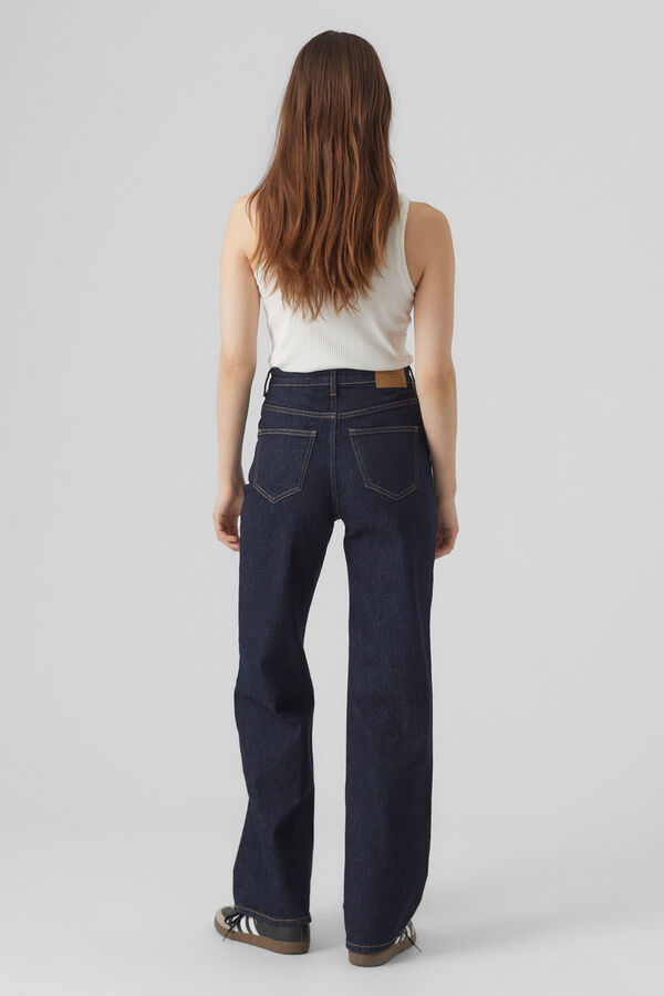 Vero Moda Jeans de cintura alta Azul