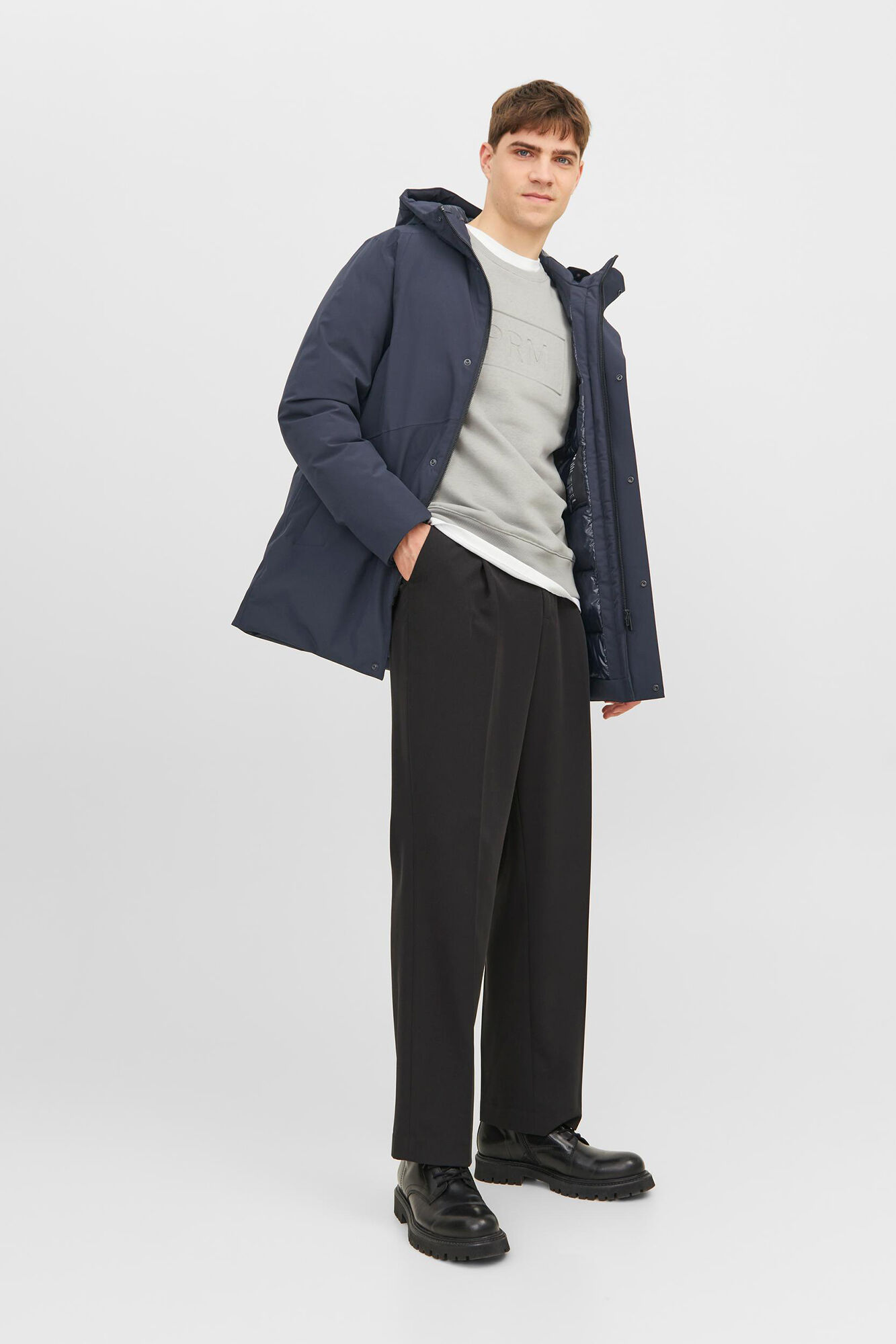 Tech fusion hooded parka | Men's coats | Cortefiel
