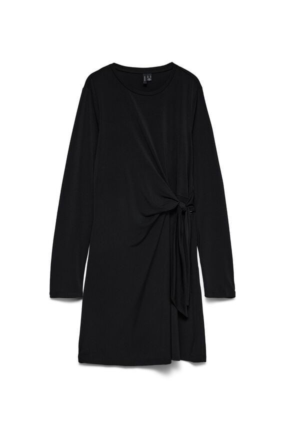 Vestido con lazo lateral