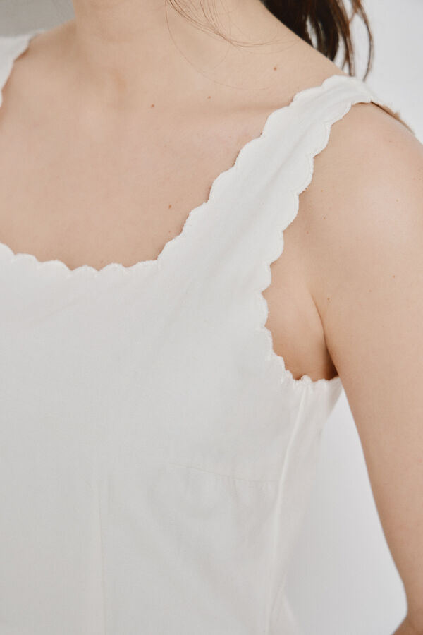 Vero Moda Strappy midi dress White