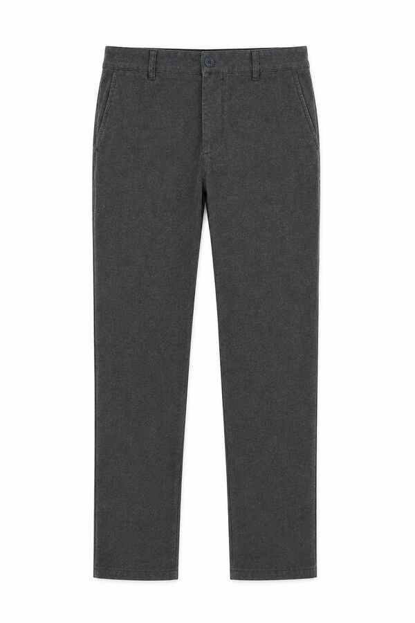 Cortefiel Cal&ccedil;as chino confort com el&aacute;sticos tapered Cinzento