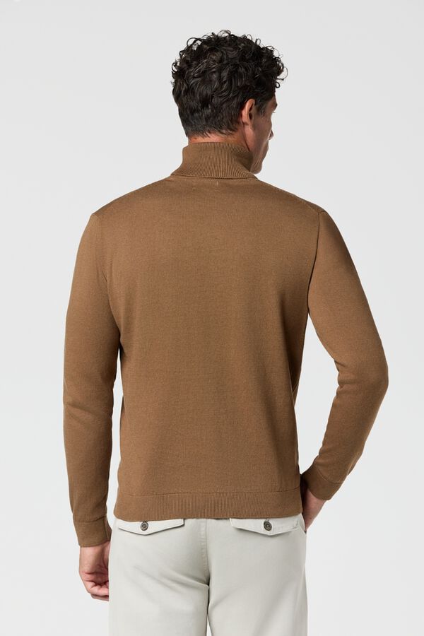 Williot Camisola Gola Alta Castanho