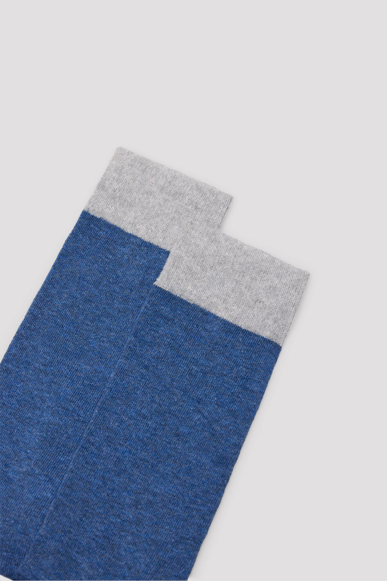 Cortefiel Plain contrast toe sock