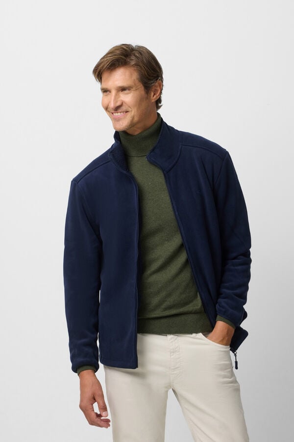 Silbon Forro polar clássico Azul