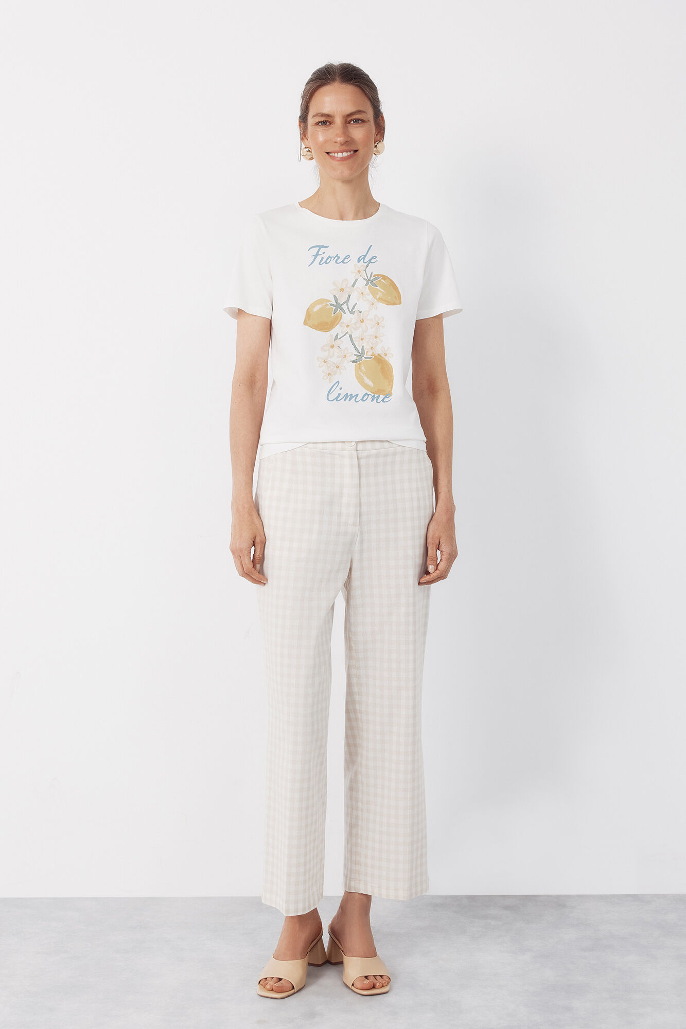 Cortefiel Gingham trousers