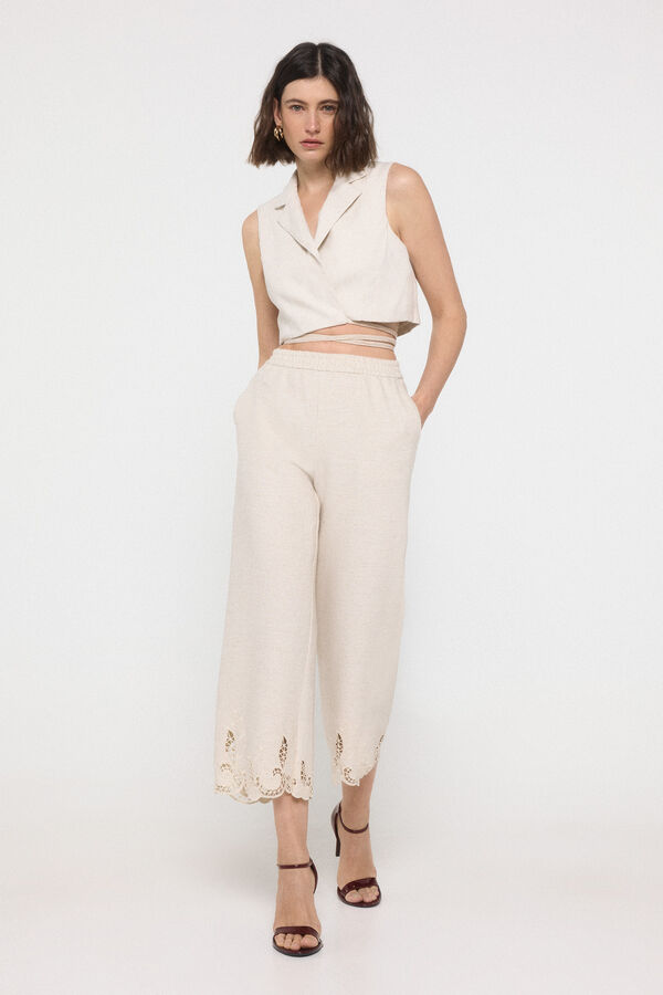 Vero Moda Calças curtas fluído Cinzento