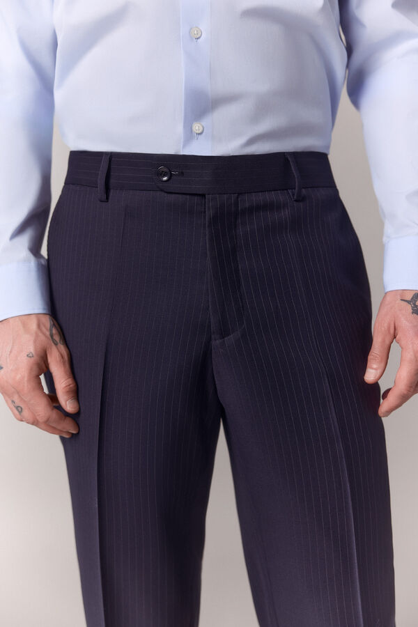 OOTO Cal&ccedil;a de fato risca de giz Azul