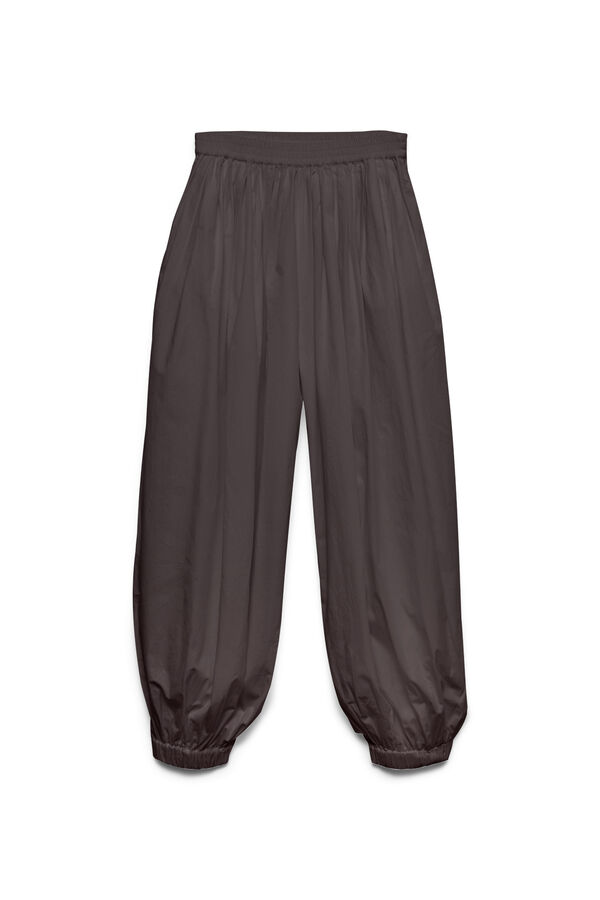 Vero Moda Cal&ccedil;a bombacha cintura el&aacute;stica Castanho