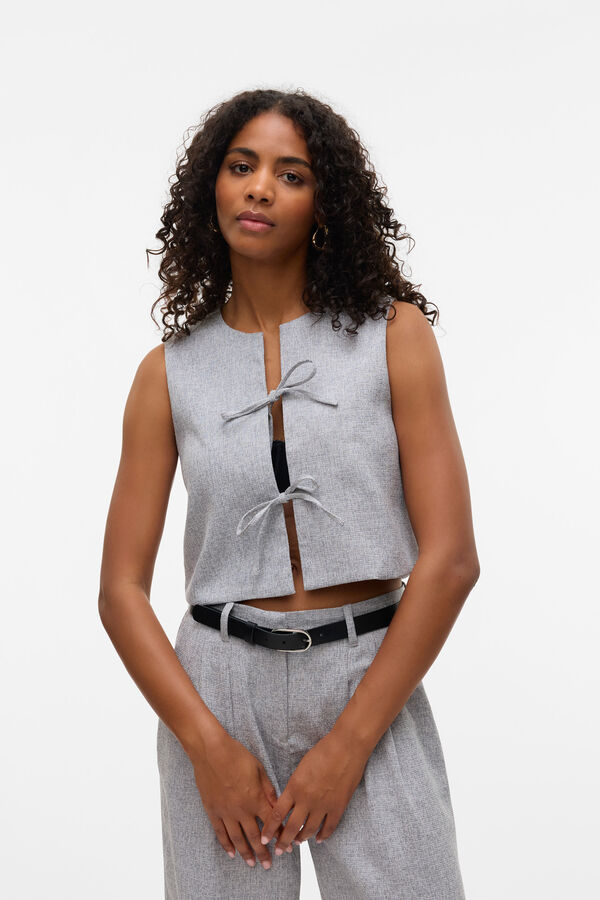 Vero Moda Colete de tweed Branco