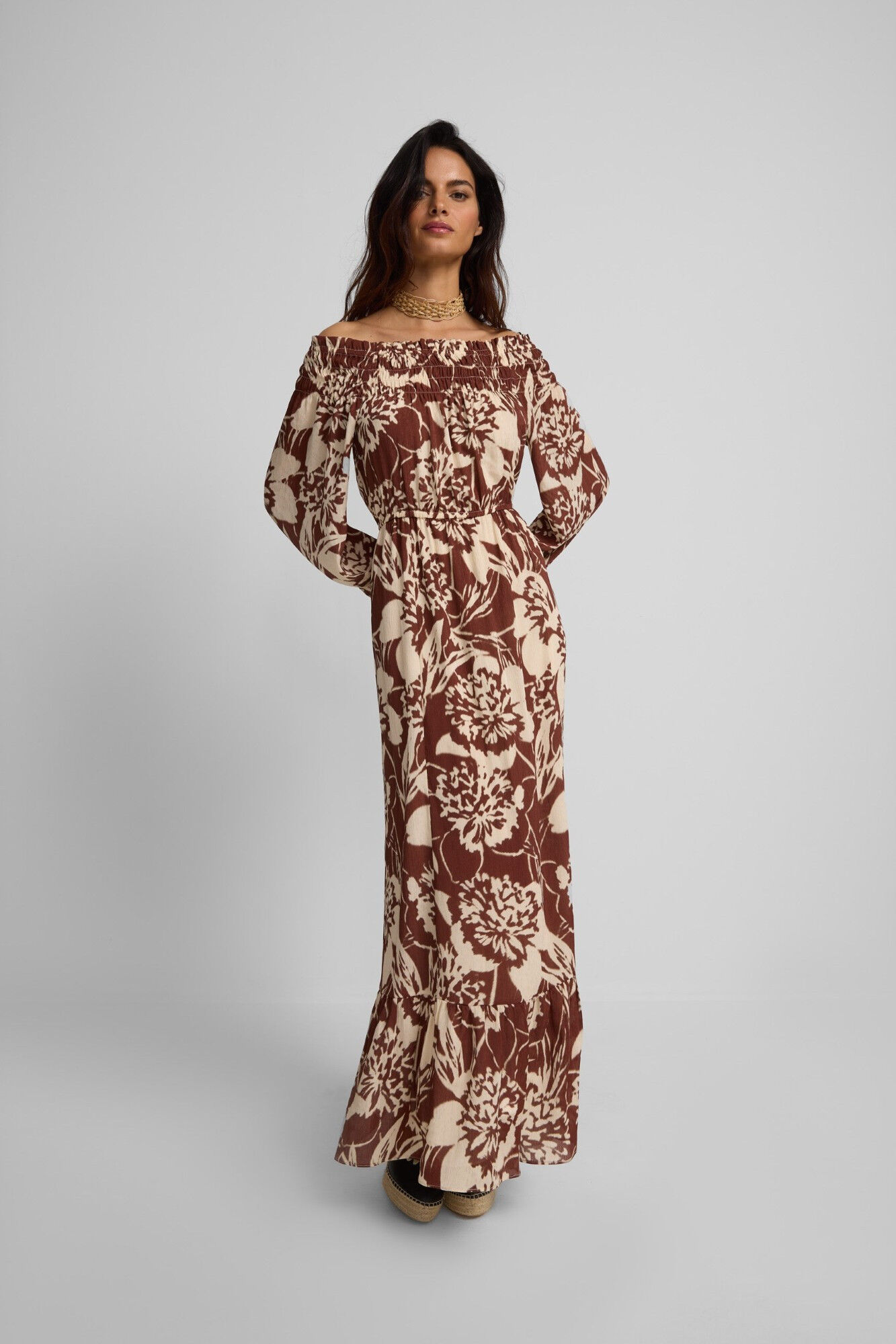 Silbon Vestido decote caicai estampado