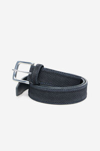 Cortefiel Casual leather belt Navy