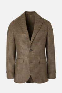 Silbon Blazer clássica pied-de-poule