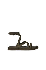 UGG Sand&aacute;lias GoldenGaze com tira no tornozelo Cinzento