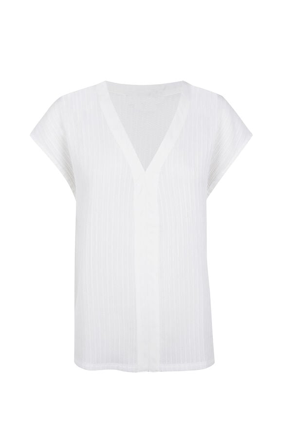 Cortefiel Combined top White