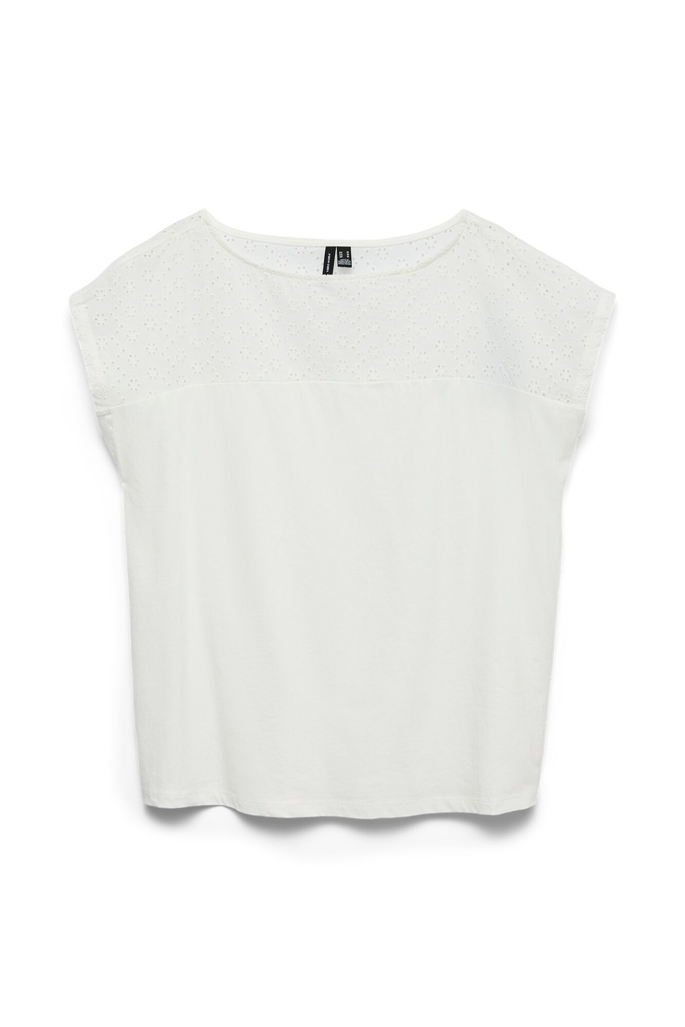 Vero Moda Top de manga corta detalles calados