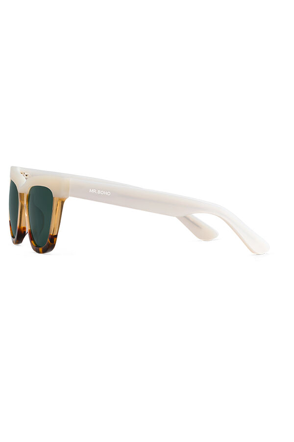 Cortefiel SEASIDE LETRAS sunglasses Ivory