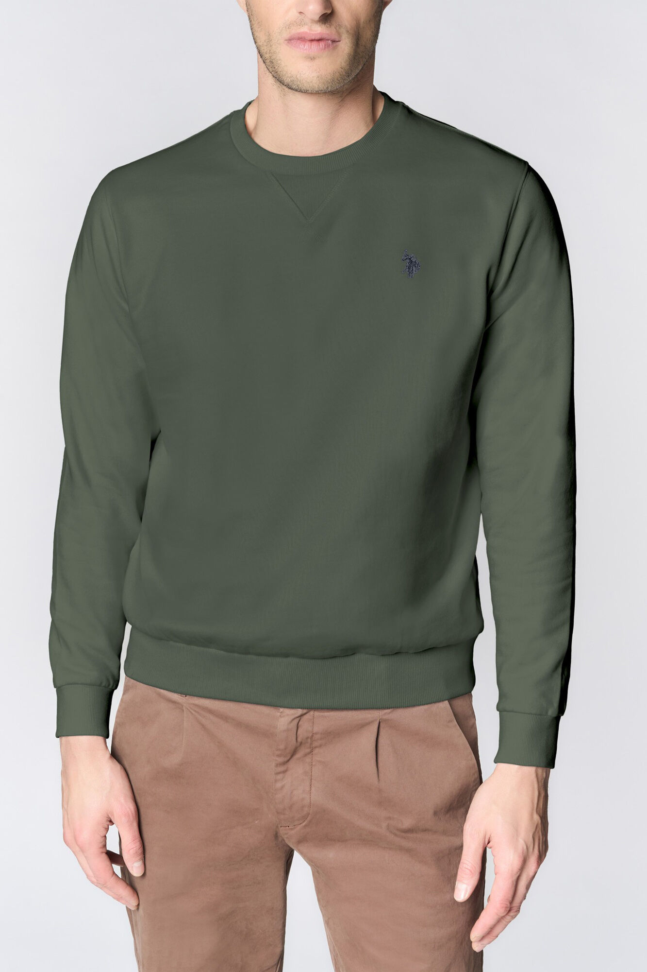 Us Polo Camisola gola redonda manga comprida