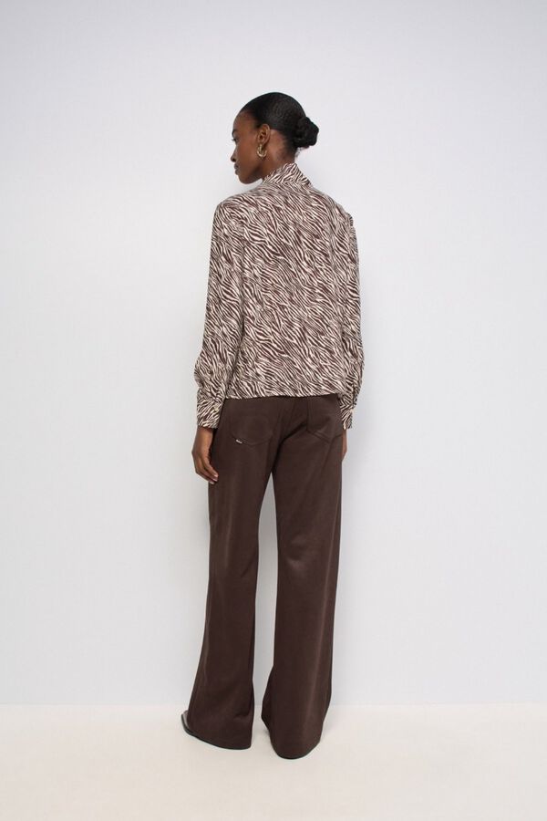 Salsa Jeans Tie-neck blouse Beige