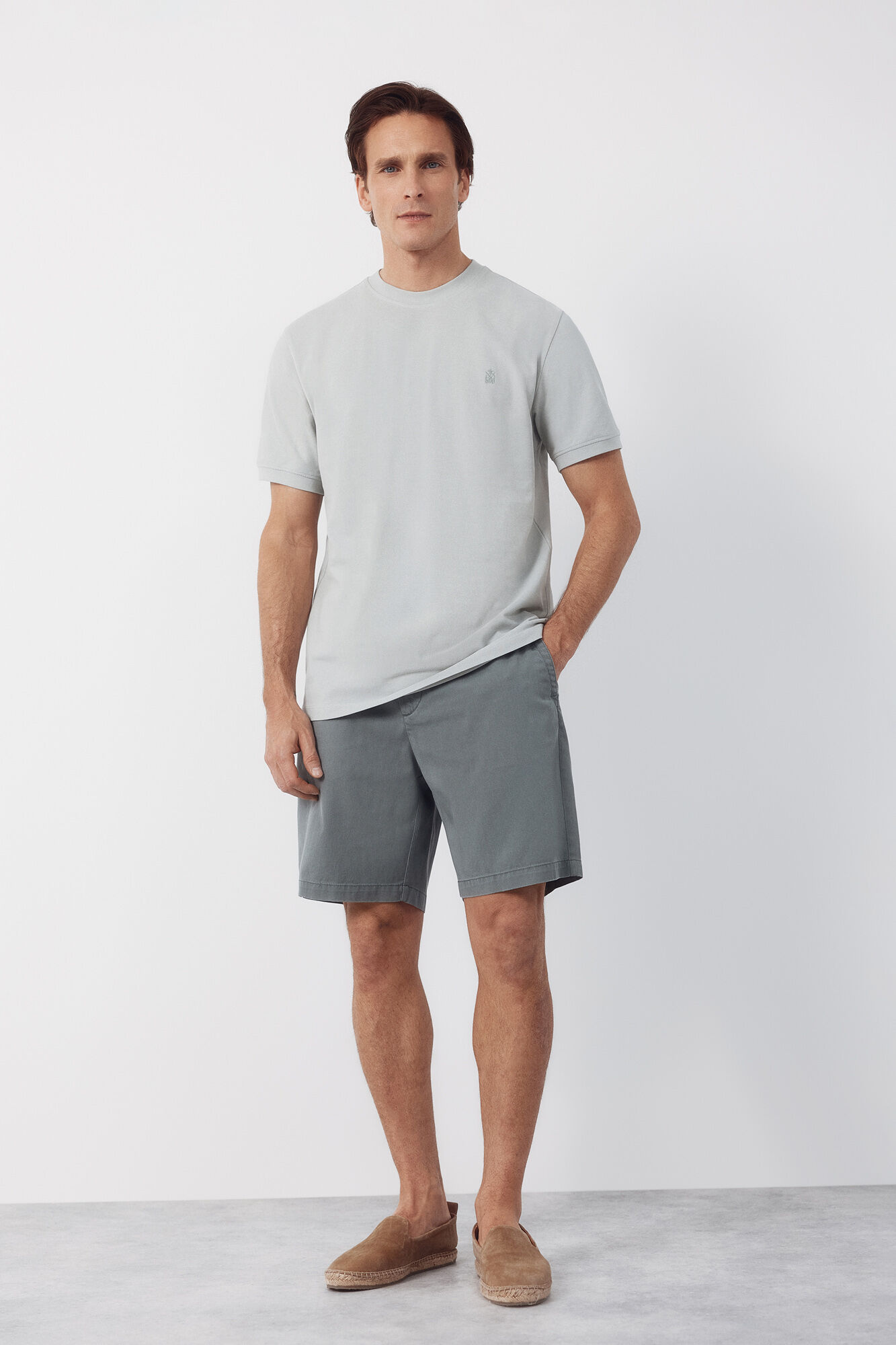 Cortefiel Piqu&eacute; basic T-shirt